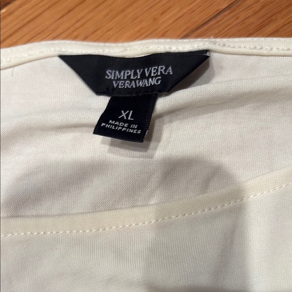 Simply Vera Vera Wang Ivory Blouse - Picture 2 of 7